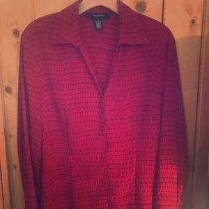 Jones Wear red blouse